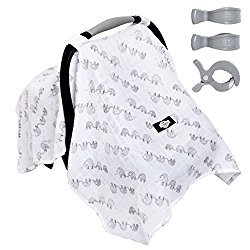 100% ORGANIC Cotton Baby Seat Canopy Cover