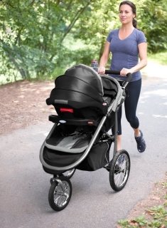 Woman with a Stroller