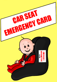 Car Seat Emergency Card