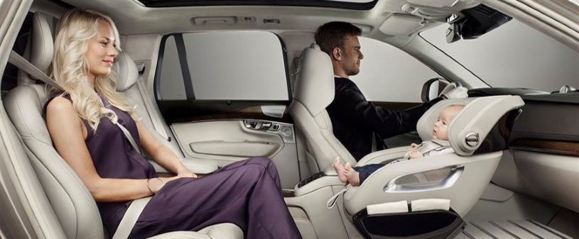 Volvo's new concept puts child car seat