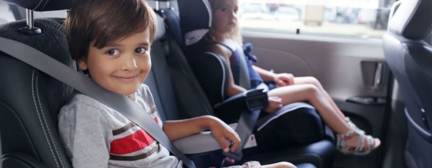 Children in booster seats