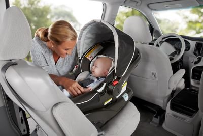 Graco SnugRide en el automóvil