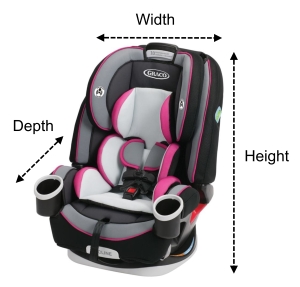 Graco forever hotsell car seat dimensions