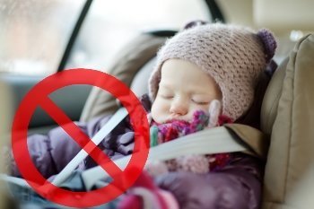 Clothing a Child Should Never Wear in a Car Seat