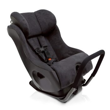 Clek Fllo Convertible Baby and Toddler Car Seat Rear and Forward Facing with Anti Rebound Bar, Noire