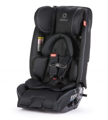 Diono Radian 3RXT All-in-One Convertible Car Seat, Black