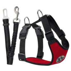Kurgo Coche Cinturón De Seguridad Para Mascotas me rápida y fácil Ajustable Perro Correa de cinturón de seguridad