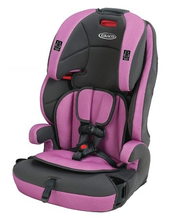 Graco high back booster with outlet harness