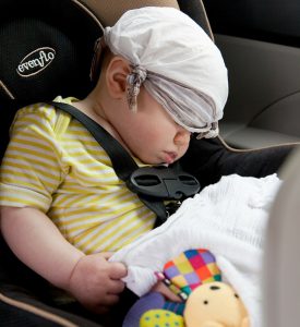 Sleeping Baby Car Seat